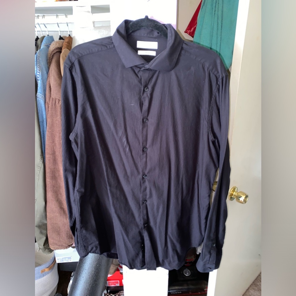 Calvin Klein Black Dress Shirt